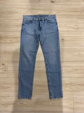 Men's Skinny Jeans - Light Blue Stretch Denim